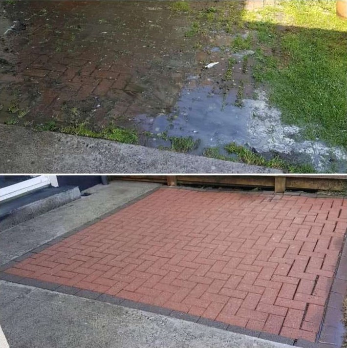 Patio cleaning